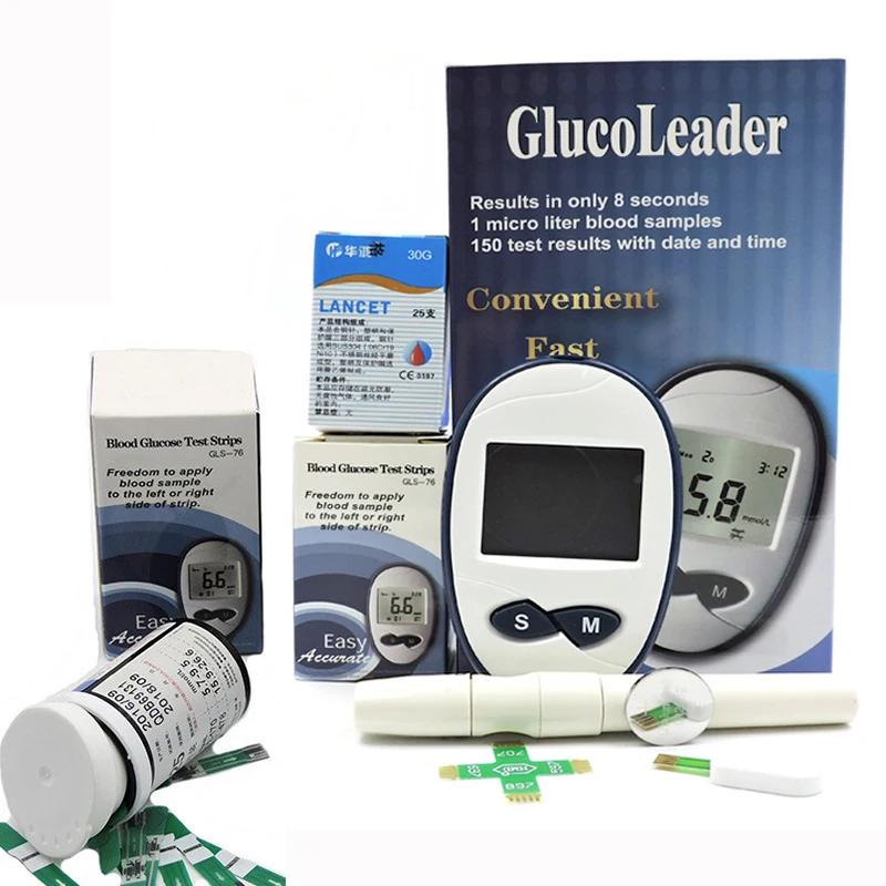 Yongnuo Blood Glucose Meter Blood Collection Needle Test Strips 50pcs