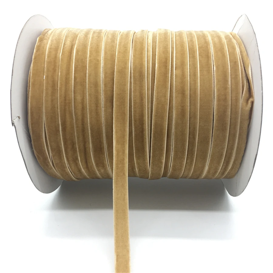 

5yards/lot 3/8" 10mm Brown Soft Comfortable Velvet Ribbon Headband Clips Bow Wedding Christmas Decoration
