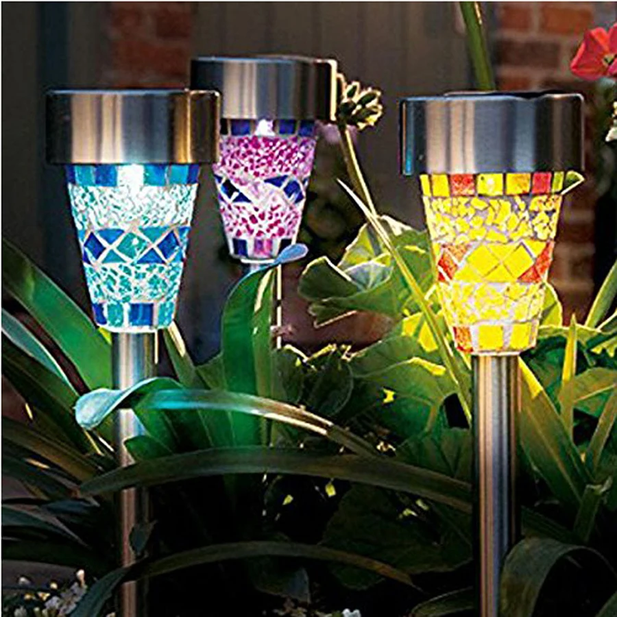 

3PCS/Lot LED Solar Light Garden Pathway Lawn Lighting Lamps Solar Decoration Night Light 16-20W High Brightness Lighting Lamp