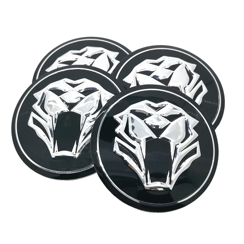 Автомобильная наклейка Tiger head для центра рулевых колес автомобильная крышка