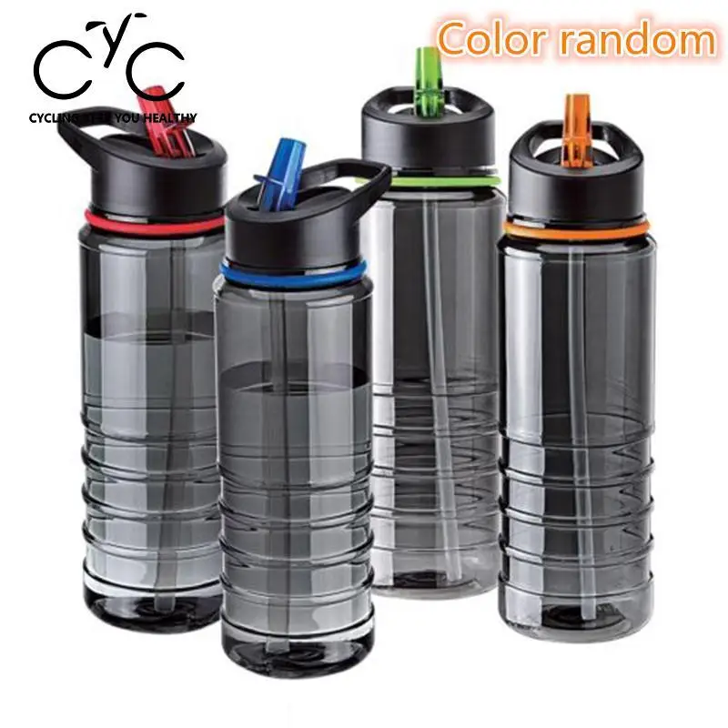 

EYCI 750ML Bike Water Bottle Random Color Straw Drink Sport Gym Bicycle Cycling Hiking Water Bottle