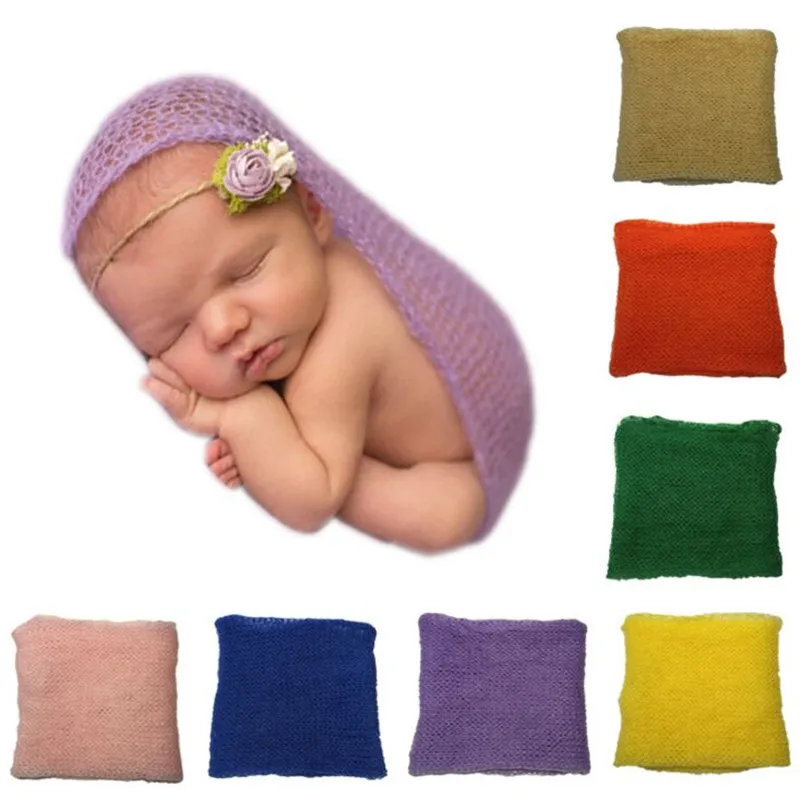 Hot sale The newborn photography clothing Cute Baby Receiving Blankets