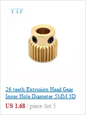 Детали для 3D принтеров, нержавеющая сталь V6, трубка Боуден, Длинная нить для 1,75 мм, 3 мм, нить, полностью металлическая часть, диаметр отверстия 4,1 мм