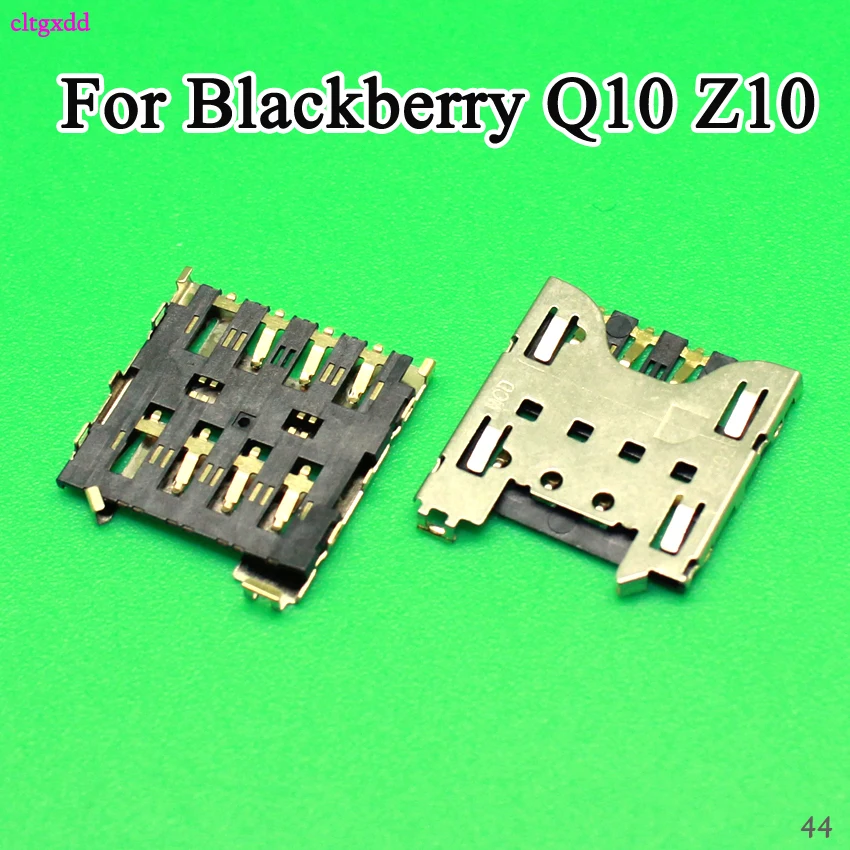 

cltgxdd 2pcs SIM Holder Tray Slot For Blackberry Q10 Z10 Q5 sim socket