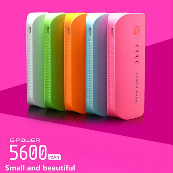 Power Bank 5600mAh USB External Mobile Backup Powerbank Battery for iPhone iPod iPad mobile Phone Universal Charger | Мобильные