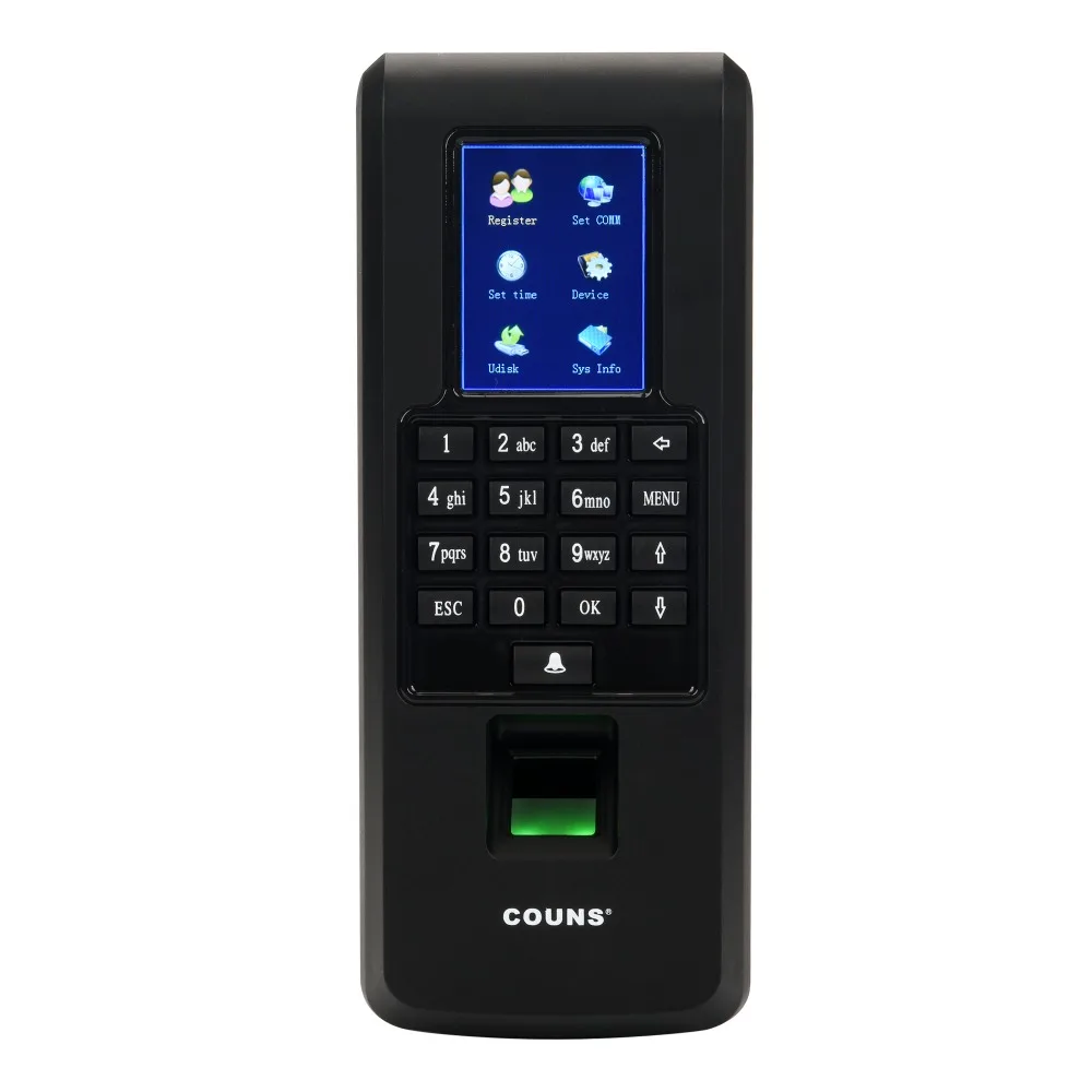 COUNS CU-F370-MF-Fingerprint Mifare и 13,56 МГц RFID Доступа Управление, TCP/IP, T9 вход, двери Система контроля доступа, TA