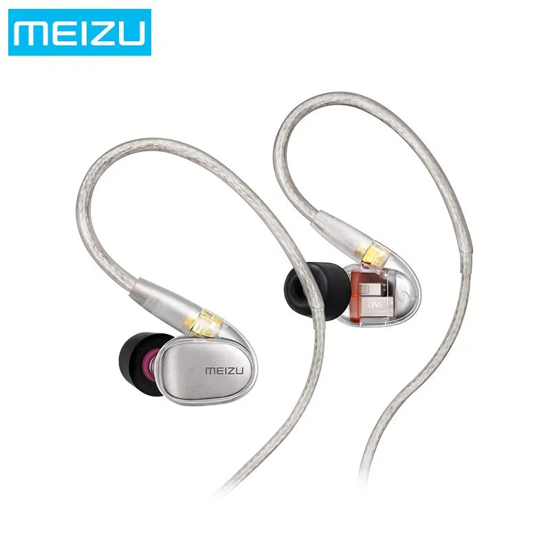 

Meizu Live Quad Driver Earphone HiFi Professional Monitor Audiophile Earphones Four Unit Balanced Armature Headset for phone