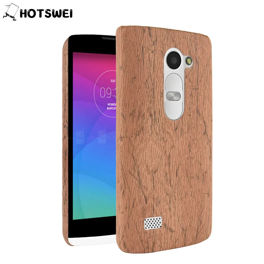 Чехол HOTSWEI для LG Leon новый жесткий матовый защитный чехол из дерева ПК H320 4G LTE H340N C40