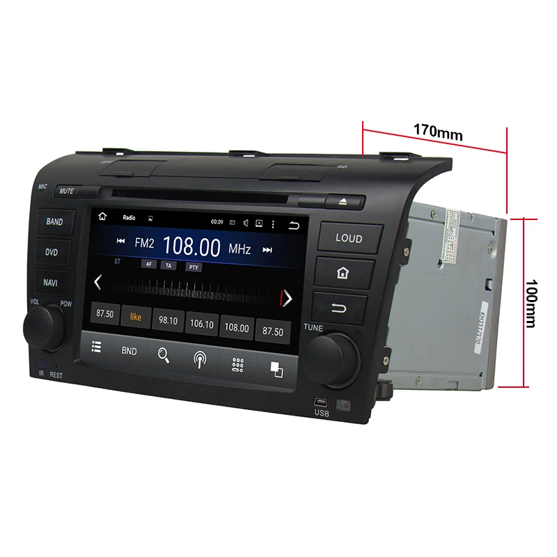 Sinairyu Восьмиядерный Android 6.0 dvd плеер автомобиля Fit Mazda 3 Mazda3 2004 2005 2006 2007 2008 2009 GPS