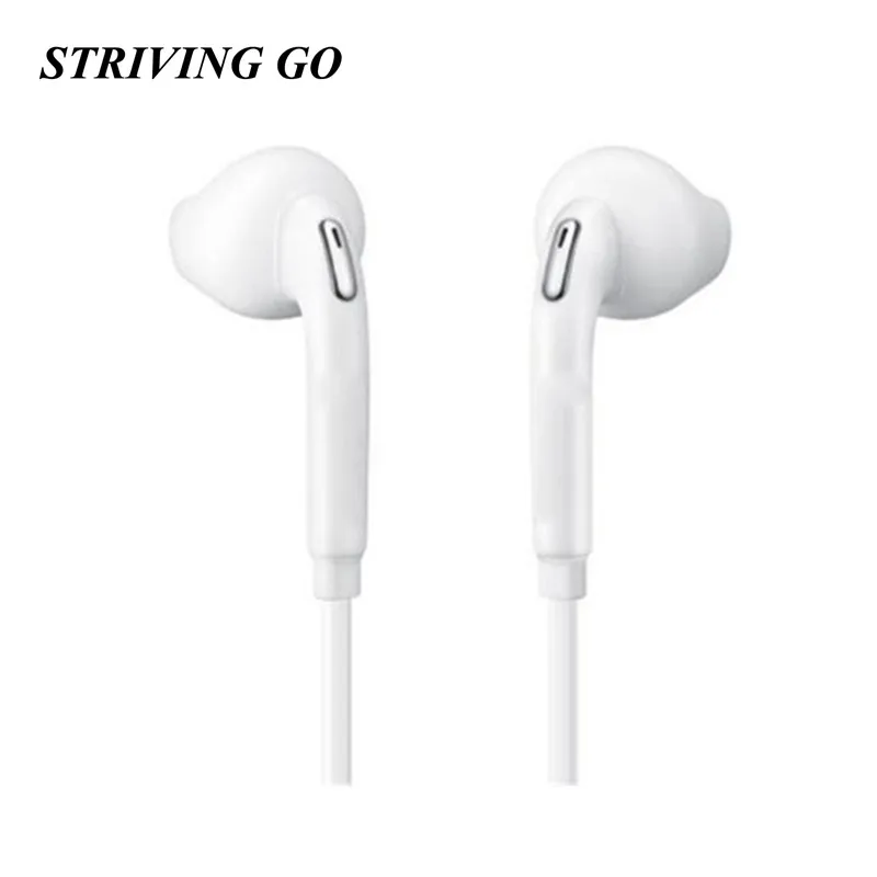 

S6 3.5mm In-Ear Earphones Stereo Headset Handsfree Music Sport Earbuds With Mic for iPhone Xiaomi Samsung MP3 PK S8 S7 Am115