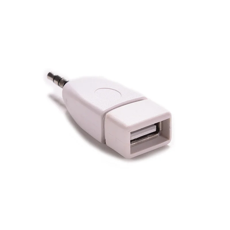 1 шт. USB 2 0 гнездо на 3 5 мм штекер AUX аудио разъем адаптер конвертер для автомобиля