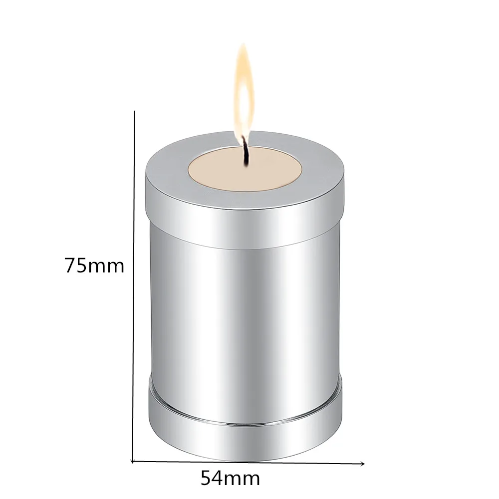 IJU045 цилиндр из нержавеющей стали гравировка золы урны для люди и домашние животные Мемориал подсвечник кремации