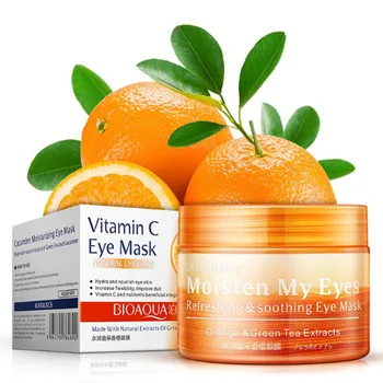 

36Pcs Refreshing Moisturizing Orange Vitamin C Dark Circles Puffy Eyes Eye Mask Patches Eye Bags Whitening Skin Care Face