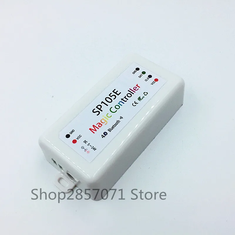 SP105E волшебный регулятор Bluetooth 4,0 DC5-24V 2048 Пиксели для WS2811 2812 2801 6803 IC Светодиодные ленты Поддержка IOS/Android APP