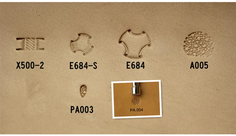 6 шт. инструмент для печати на коже, штампы для рукоделия, штампы для рукоделия