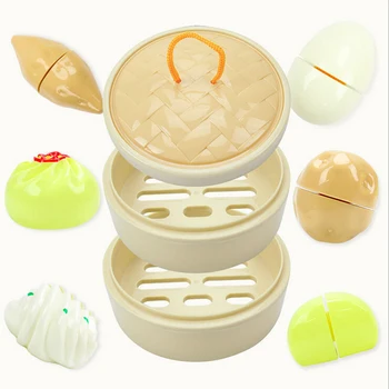 

Kids Toy Steam House Watch Set House Kitchen Group Combine Vegetables Baby Boy Girl Kitchen Pretend Play Toys Gifts Music Suit