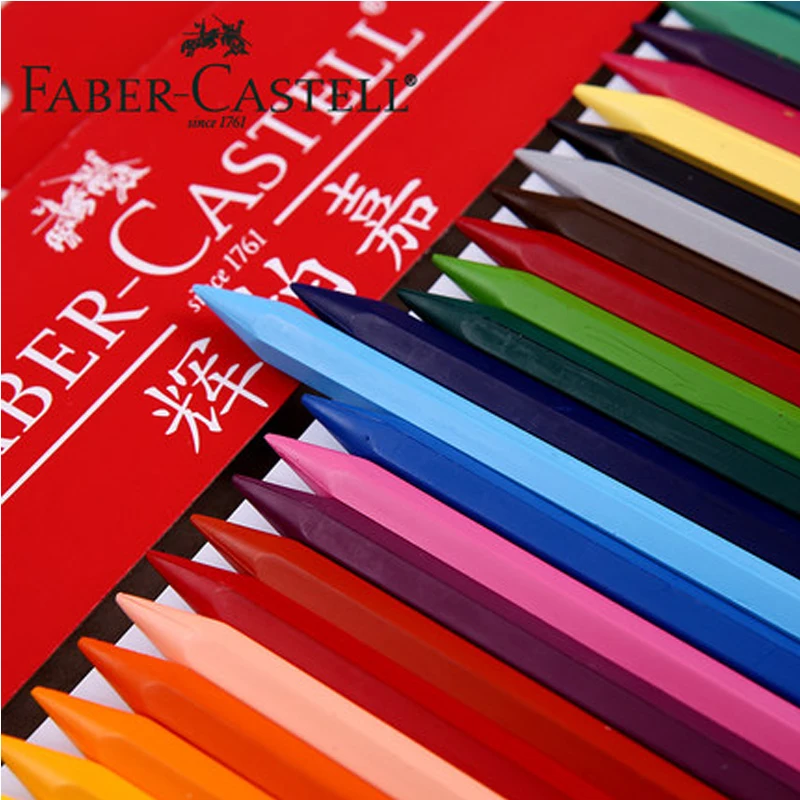 Faber-Castell шестигранный моющийся карандаш 1223-12 цветов/18 цветов/24 цвета для детской живописи шестигранный моющийся карандаш