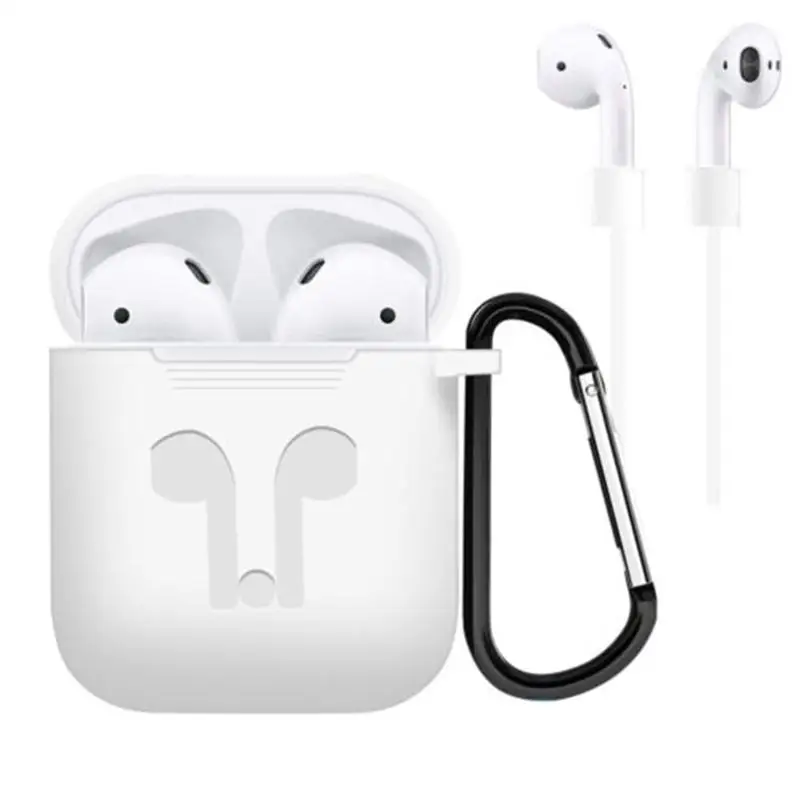 EKIND защитный чехол для Apple Airpods, силиконовый чехол для AirPods, чехол для зарядки, Бесплатный Шнур, гарнитура для Airpods, чехол