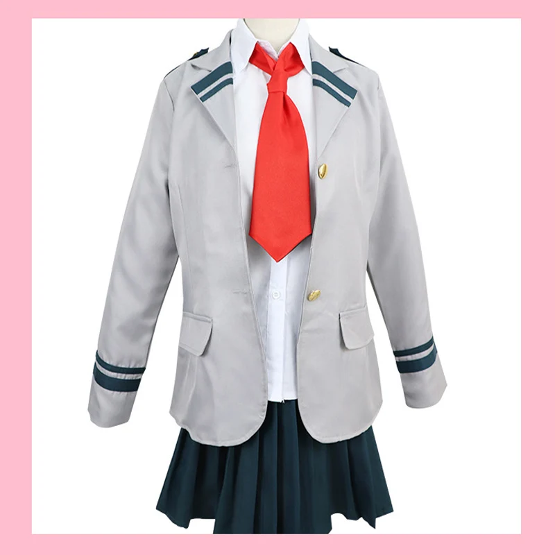 Boku no Hero Academia AsuiTsuyu Yaoyorozu Момо школьная форма мой герой OCHACO URARAKA мидория изуку парик