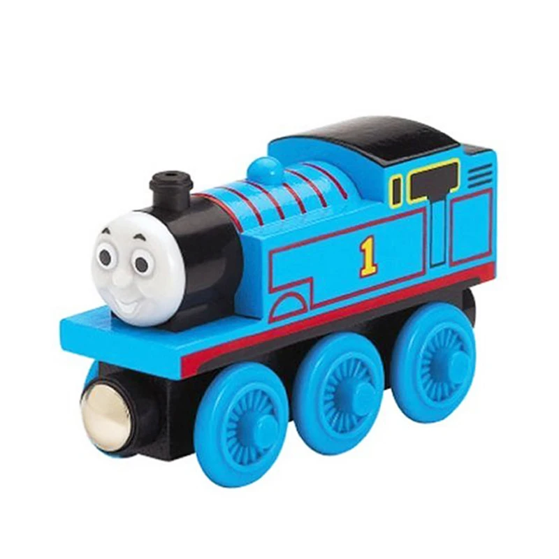 wooden font b toys b font thomas train Magnetic thomas and friends Wooden Model Train for