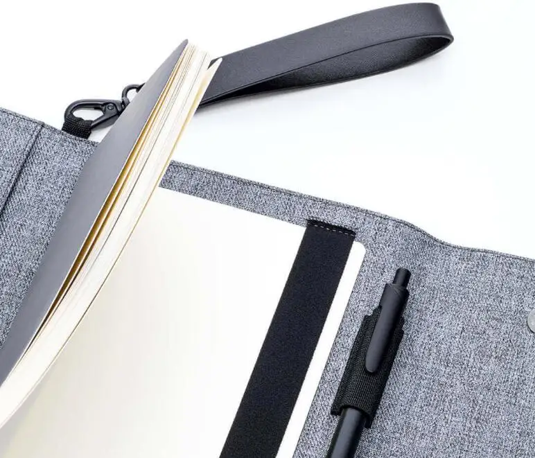 Xiaomi 90 Simple Multifunctional Handbag Waterproof Business Oxford Cloth Cover with Diary Notebook Pockets and Pen Portable Bag (6)