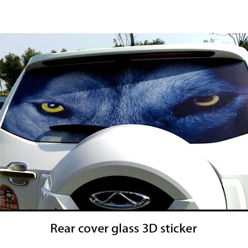 

One Way Vision Rear Windshield Mesh Film Car Stickers For Fiat punto 500 Toyota Corolla RAV4 Yaris chr Auris Avensis Camry 2018