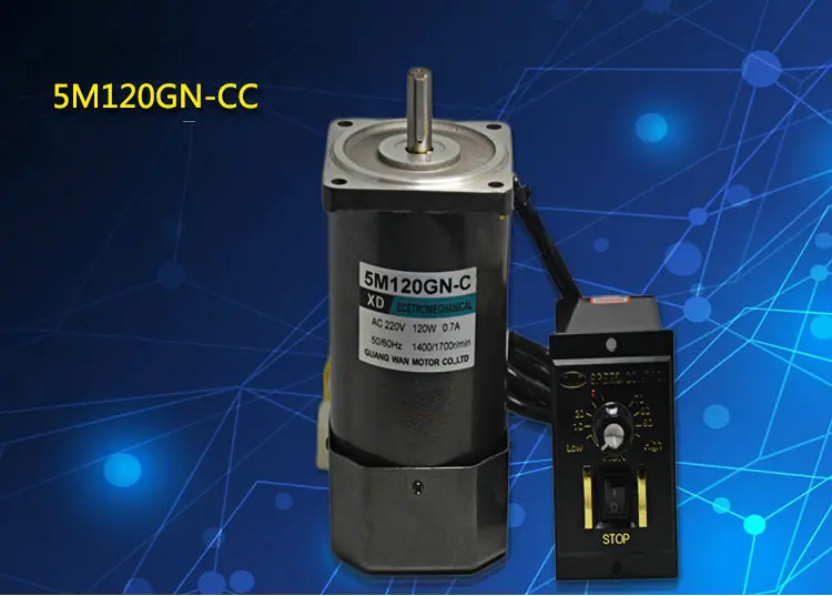 

AC220V 120W 1400 / 2800rpm with miniature AC motor speed controller reversible Machinery / Power Tools / DIY Accessories motor