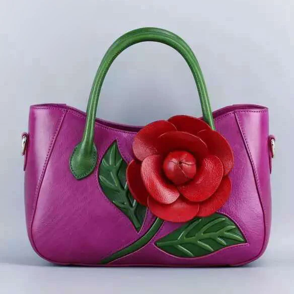 

Italian leather Custom logo wholesale drop shipping genuine cow leather Handbags women Shoulder bags OL Style women bag
