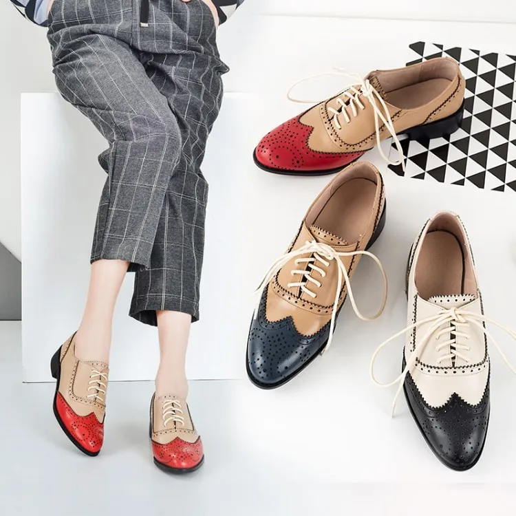 female wingtip shoes