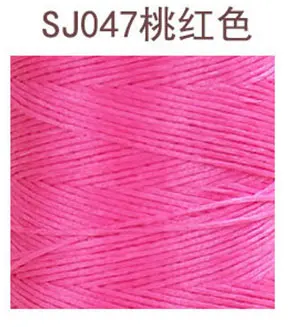 210D кожа швейная вощеная нить полиэстер строчка шнур ремесло браслет работа шнур Сделай Сам Кожа ремесло инструменты 200 м Сумка Обувь - Цвет: as picture