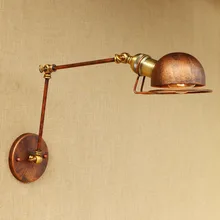 Sconce Loft Vintage Wall Light Fixtures With Swing Long Arm Wall Lamp Edison Industrial Wall Lights Applique Muralce Luminaire spider shaped water pipe wall light fixtures industrial loft style retro vintage wall lamp sconces luminaire applique murale
