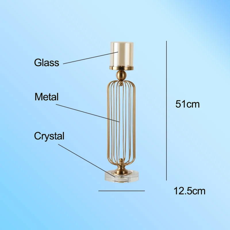 Подсвечник с сетой из металли в ванную подсвечники для декора дома подсвечник цилиндр для бани и сауны новогодний подсвечник фонарь декоративный для ужина хрустальный подсвечник - Цвет: Type-S