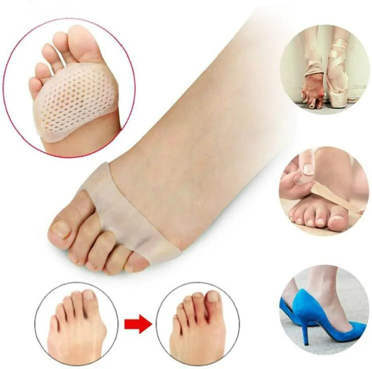 

Silicone Gel Toe Pads Foot Care Tool High Heel Shock Absorption Anti Slip-resistant Metatarsal Foot Pad Forefoot Pad Feet Pain