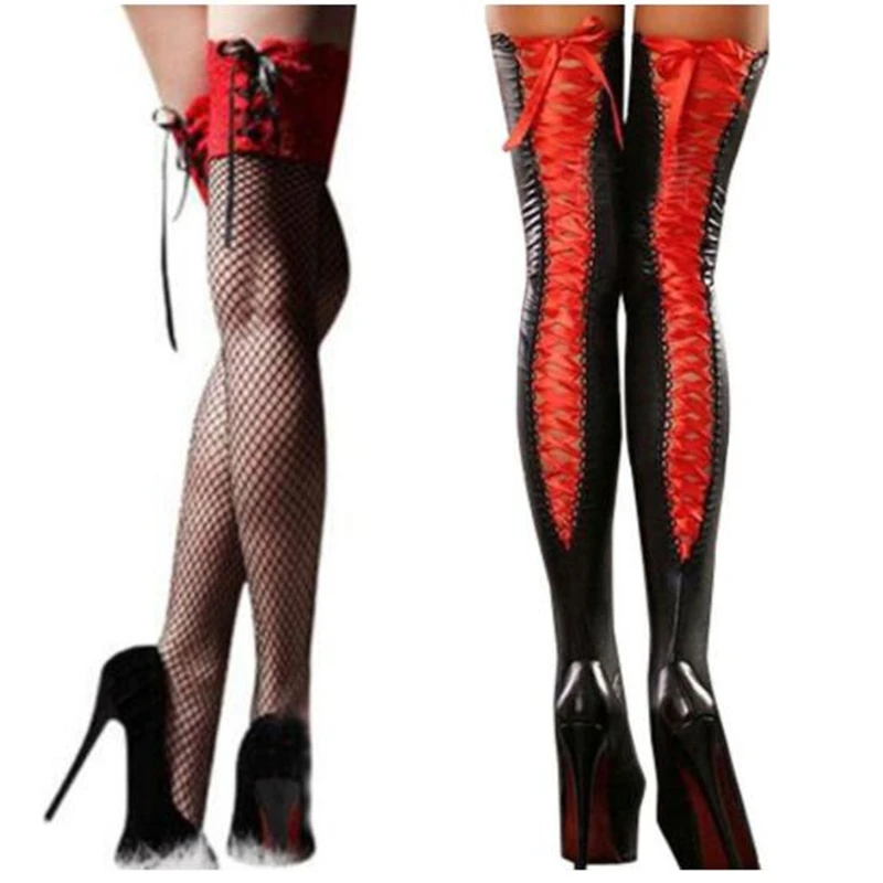 

2019 Lingerie Sexy Hot Erotic Lace Non-slip SiliconeOver Knee Thigh High Stockings Sexy Lingerie Underwear Sexy Stockings