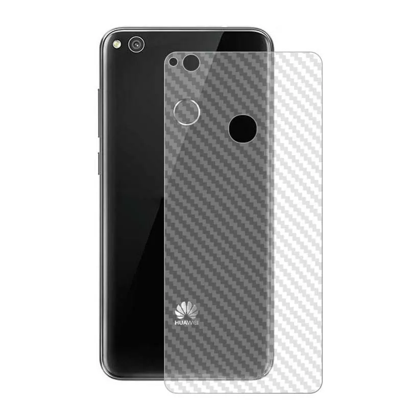 10 упаковок защитная задняя пленка для Huawei P8 Lite 2017 3D углеродное волокно Honor 8 (не