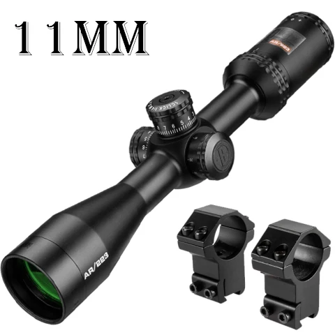 BUSHNELL 3-12X40 AR оптика Drop Zone-223 сетка тактический Riflescope с целевыми башенками охотничьи прицелы для снайперской винтовки - Цвет: 11mm