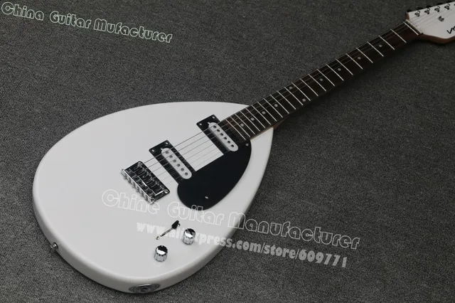 ティアドロップホワイトのエレキギター,新しいブランドの楽器,無料配達  