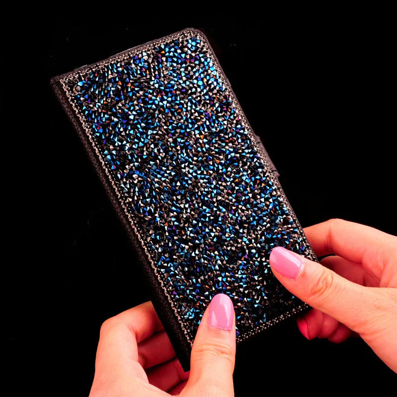 Dower Me Bling Glitter Diamond Stand Wallet Flip Leather Case For Samsung Galaxy S8 S7 S6 Edge Plus S5/4/3 Note 8 5 4 3 2 A7/5/3 cases-for-s8+