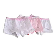3 шт., нижнее белье с принтом для маленьких девочек, мягкое нижнее белье, нижнее белье, трусы-боксеры, нижнее белье,# c