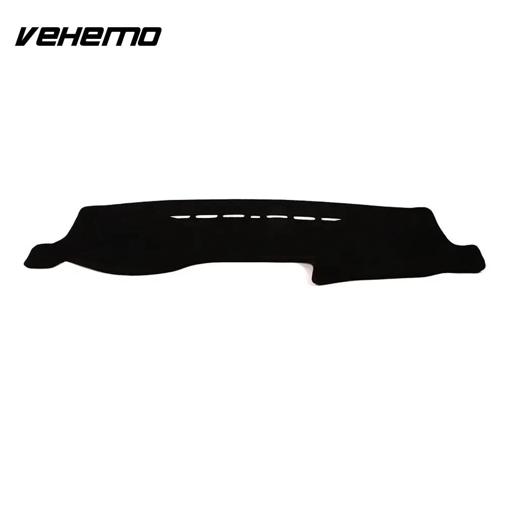 

Vehemo Silicone Slip Felt Fabric Sun Cover Pad Dashboard Cover Car Accessories Black Truck Parts Auto Interior Dashboard Mat