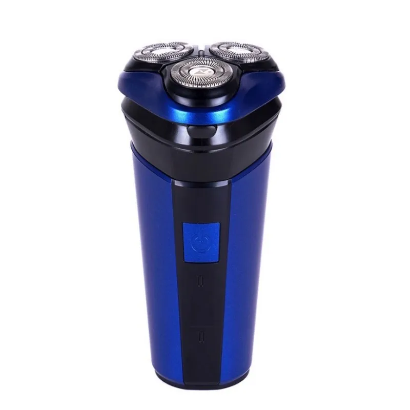 

Rechargeable Triple Blade Men's Shaver Rotary Floating Head USB Cable Charging Electric Shavers Washable