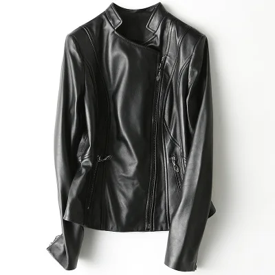 

2019 New Fashion Genuine Sheep Leather Jacket H21