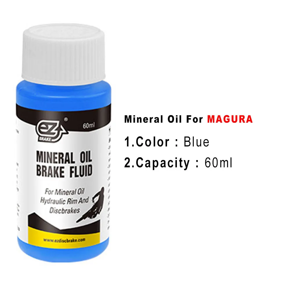 Горный велосипед инструменты Гидравлический дисковый тормоз минеральное масло для Magura/Shimano/Tektro DOT 5,1 масло для/Sram/Avid/Hayes/Formula/Hope - Цвет: Mineral Oil -Blue