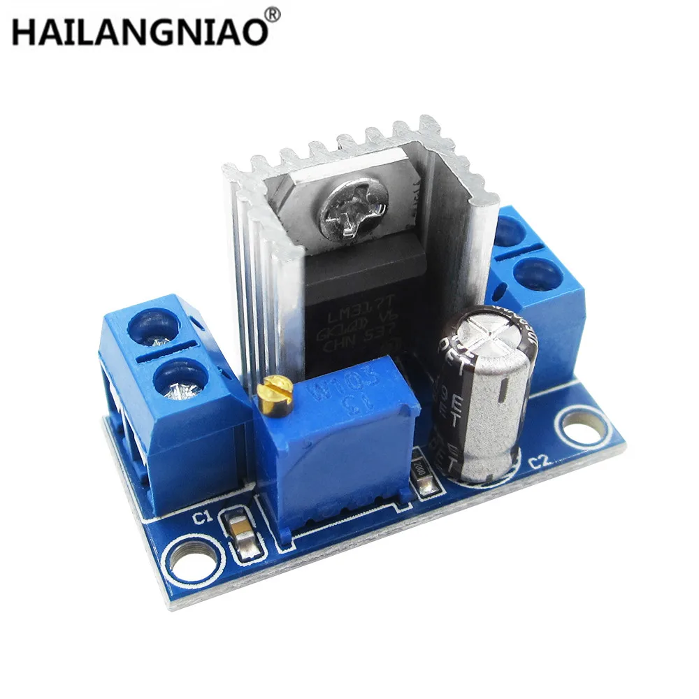 

LM317 DC-DC Converter Buck Step Down Circuit Board Module Linear Regulator LM317 Adjustable Voltage Regulator Power Supply