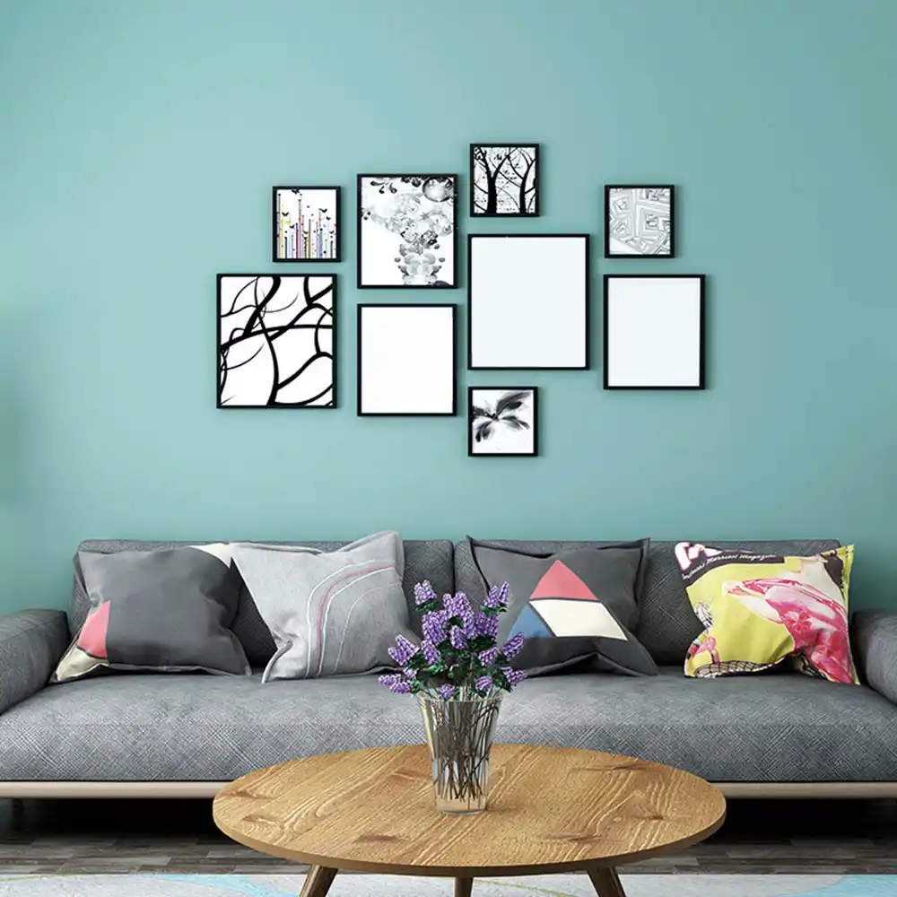 Cozy Bedroom Wallpaper Light Blue Solid Color Wallpaper For