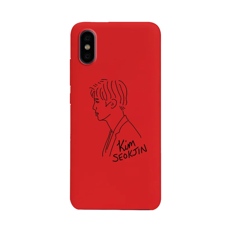 Euphoria Boys KPOP Mans мягкий силиконовый черный чехол для телефона чехол для iPhone 5 5S SE 6 6s 7 8 plus X Xs XR MAX kim namjun seokjin - Цвет: R-1083