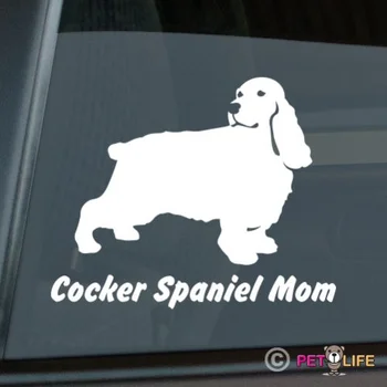 

Cocker Spaniel Mom Sticker Die Cut Vinyl - english window decal 15x12.2cm