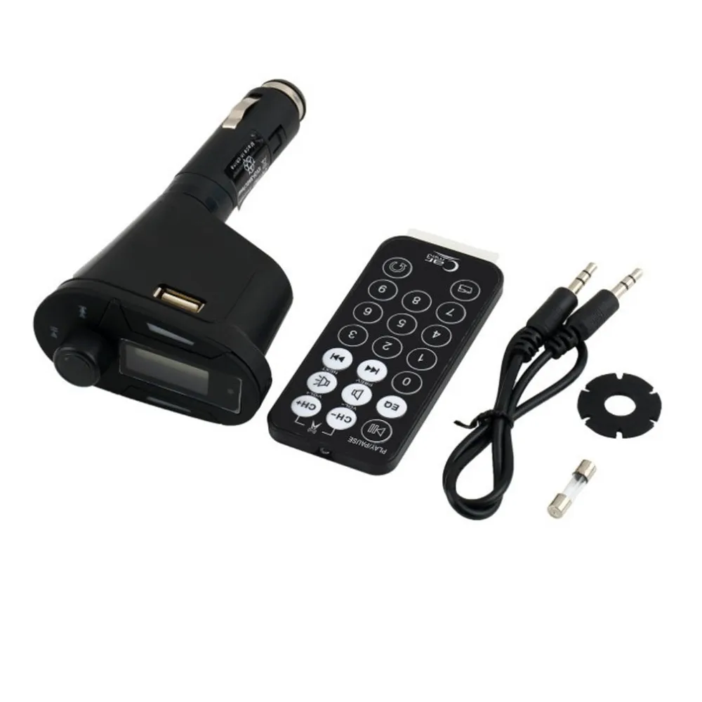 High-Quality-Promotion-Car-Kit-MP3-Player-LCD-Wireless-FM-Transmitter-Modulator-USB-SD-with-Remote (3)