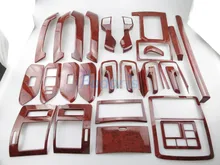 28 Pcs For Toyota Land Cruiser 150 Prado LC150 FJ150 2010-2017 Wooden Color Moulding Trim Chrome Car Styling Prado Accessories 28 Pcs For Toyota Land Cruiser 150 Prado LC150 FJ150 2010-2017 Wooden Color Moulding Trim Chrome Car Styling Prado Accessories