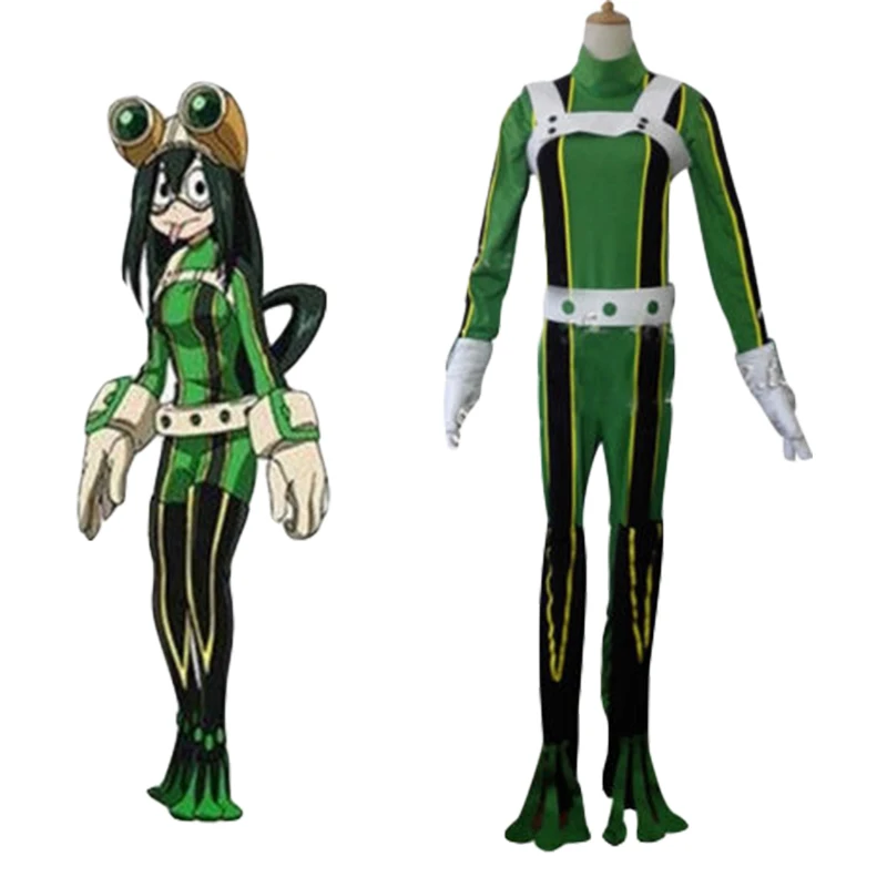 Japanese Anime Boku no Hero Academia Cosplay Tsuyu Asui Costumes My